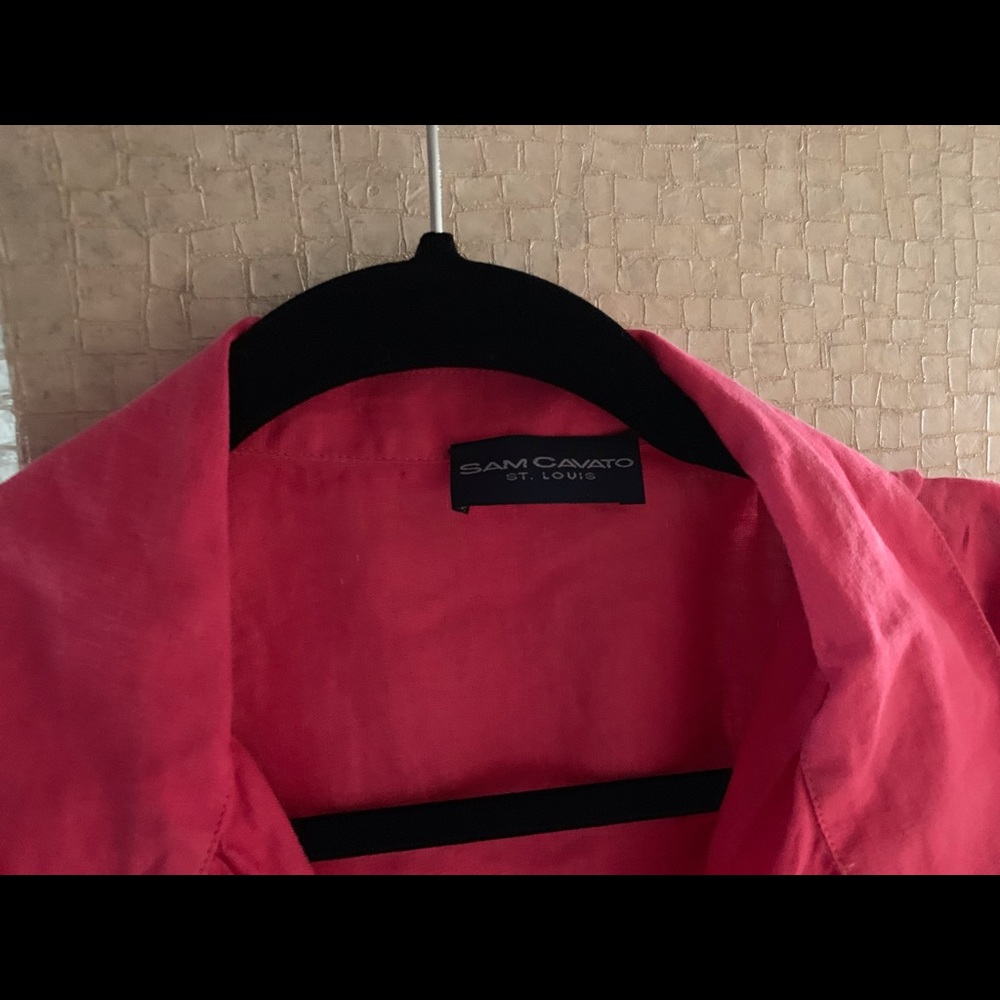 100% Linen SS Shirt Sam Cavano #7